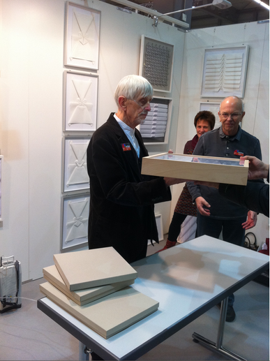 Karl-Friedrich Krohn auf der Kunstmesse in Erfurt 2018